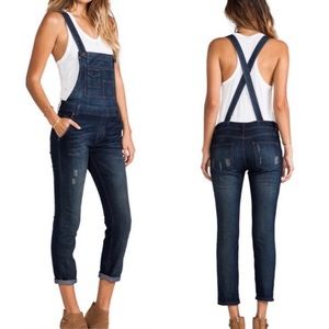 Free People Denim Overalls
